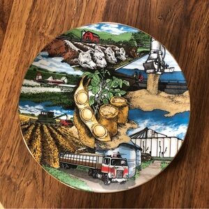 Vintage 1978 western/country 10 inch decorative collectors plate
